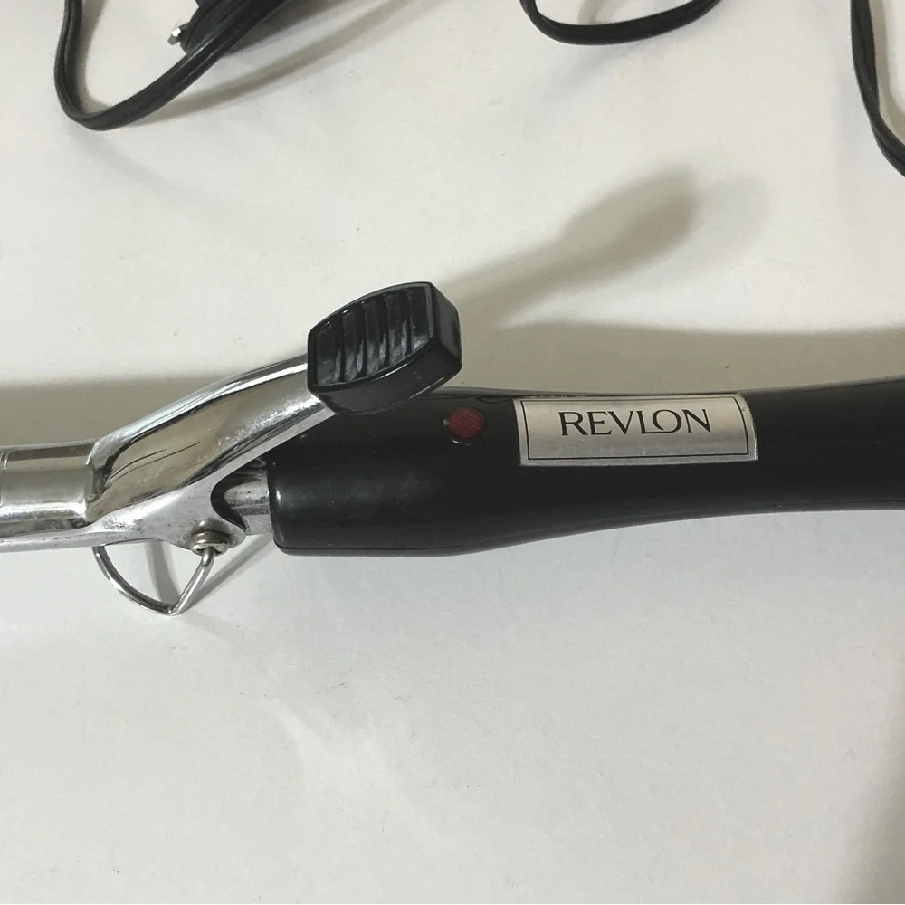 Revlon Black and Silver Curling Iron 3/4”